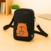 Capybara Shoulder Bag Adjustable Strap Black 20 x 14.5 cm