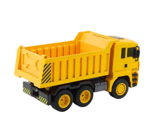 RC Construction Truck Dumper Remote Controlled LED Lights 1:18