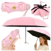 Folding Pocket Umbrella with UV Protection UPF 50+ Pink Case 90 cm Folding Pocket Umbrella with UV Protection UPF 50+ Pink Case 90 cm