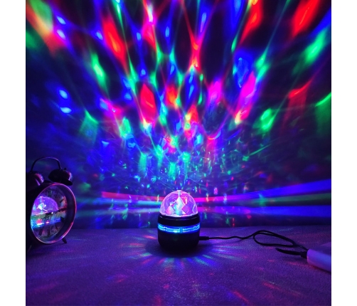 Projector Ball Night Lamp Colorful LED Lights 360° Remote Control