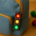 Flashing Educational Traffic Light Keychain