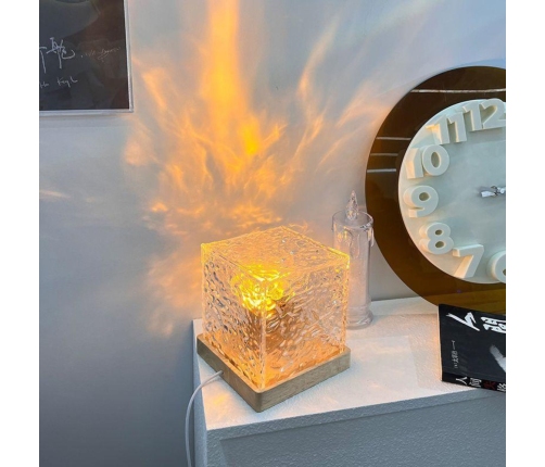 LED Night Light Projector Aurora RGB Waves 16 Colors Remote Control