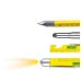 8-in-1 Multifunctional Pen Spirit Level LED Flashlight Screwdriver Yellow