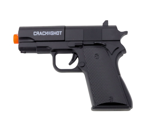 Mini Pistol Weapon for Bullets and Shells Black 13.5 cm