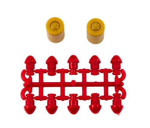 Mini Pistol Weapon for Bullets and Shells Black 13.5 cm