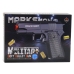 Mini Pistol Weapon for Bullets and Shells Black 13.5 cm