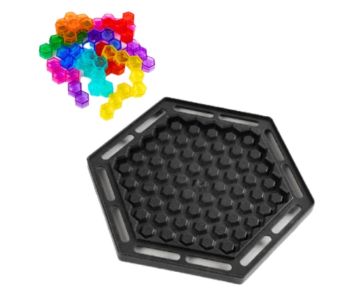 Sexangle Logic Puzzle Tetris 16 Blocks 112 Tasks