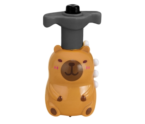 Capybara Spinning Top Interactive LED Lights Melodies 12.5 CM