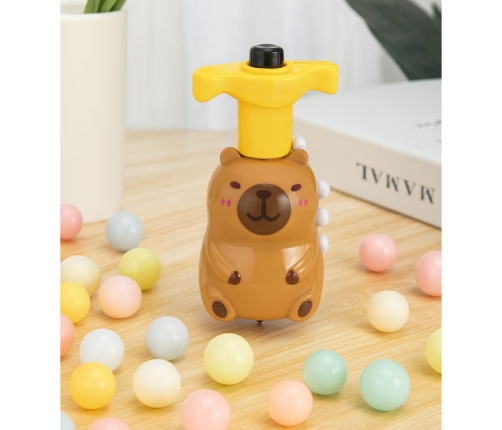 Capybara Spinning Top Interactive LED Lights Melodies 12.5 CM