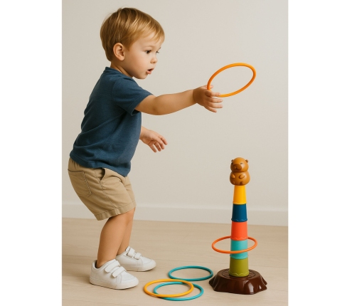 Skill Game Throwing Hoops at the Target 5 Levels Capybara