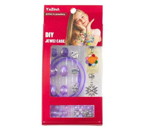 DIY Jewelry Bracelet Making Kit Beads Pendants Mix