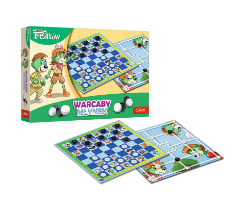 GAME - Checkers and Mill Trefl Family Trefl 02658