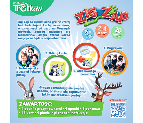 GAME - ZIG ZAP Treflik Family Trefl 02821