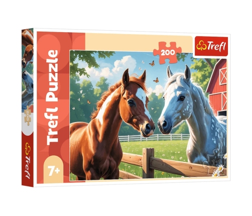 Puzzle 200 - Horses in the Glade - Trefl 13328