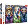 Puzzle - 1000 - Stained Glass: Animals Trefl 10957