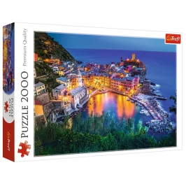 Puzzle - 2000 - Vernazza at dusk - 500 px Trefl 27086