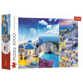 Puzzle - 3000 - Greek Holiday Trefl 33073 Puzzle - 3000 - Greek Holiday Trefl 33073