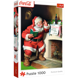 Puzzle – 1000 XMAS – Coca-Cola: Santa by the Fireplace – Trefl 10922 Puzzle – 1000 XMAS – Coca-Cola: Santa by the Fireplace – Trefl 10922