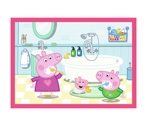 4-in-1 Puzzle (12, 15, 20, 24) – Peppa Loves Adventures – Trefl 34672