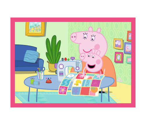 4-in-1 Puzzle (12, 15, 20, 24) – Peppa Loves Adventures – Trefl 34672