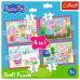 4-in-1 Puzzle (12, 15, 20, 24) – Peppa Loves Adventures – Trefl 34672