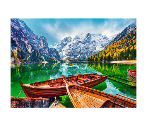 Puzzle – 500 – Lake Braies, Italy Trefl 37486