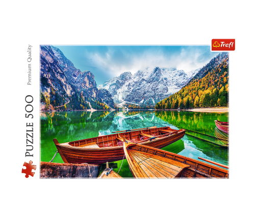 Puzzle – 500 – Lake Braies, Italy Trefl 37486