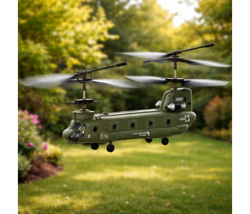 RC Helicopter Remote Control Syma S026H-1 Green Khaki