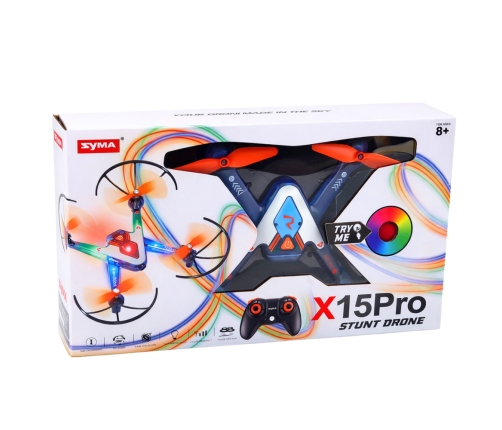 X15 PRO STUNT Aerobatic Drone Remote Controlled RC Optical Positioning