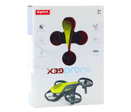 Mini RC Drone Syma X36 Four-Axis Acrobatics Yellow