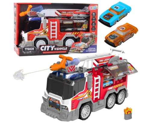 Fire Truck Fire Department Drive Moving Elements Lights Sounds