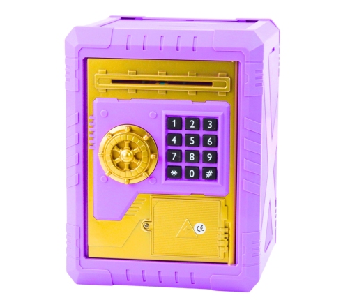 Safe Electronic Piggy Bank with PIN Code for Children Purple