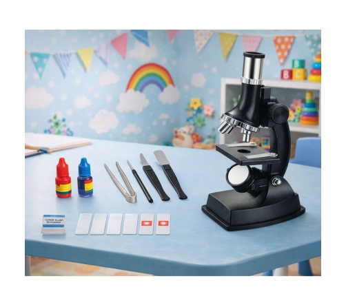 Educational Microscope For Kids Accessories Magnification 300x