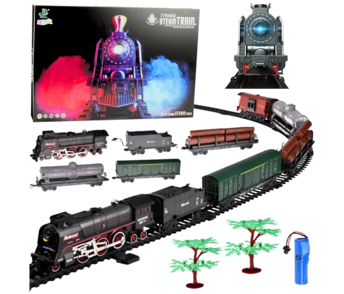 Steam Train 620B Lights Sounds Smoke 151 cm Tracks