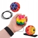 Moon Ball on Elastic Band for Dexterity Exercises, 6.5 cm indentations