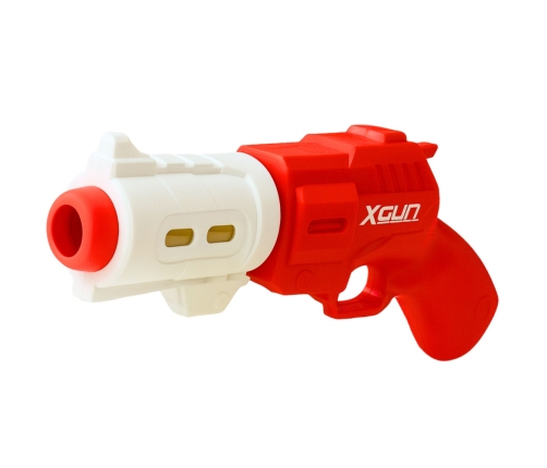 Pistol Weapon for Soft Foam Balls XGUN Red 6 pcs.
