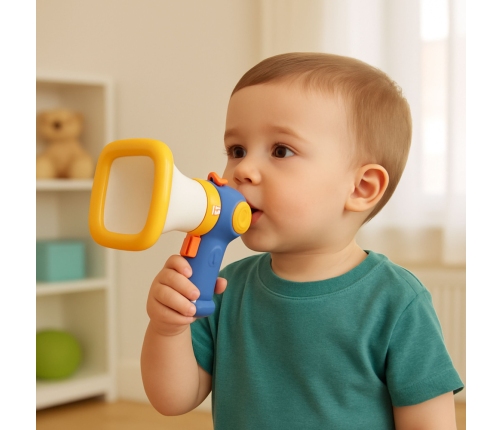 Megaphone for Kids Voice Changer Light Effects Blue