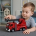 Fire Truck with Boom Hose Water Spray Lights Sounds