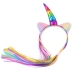 Unicorn Horn Headband Colorful Hair Braids