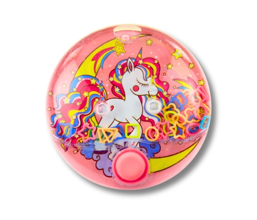 Water Arcade Game Unicorn Colorful Round 10 cm