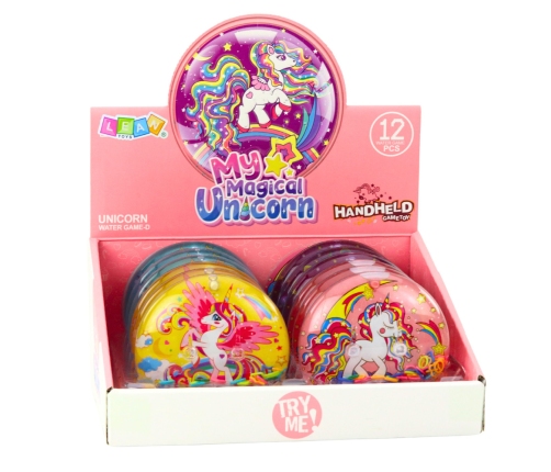 Water Arcade Game Unicorn Colorful Round 10 cm