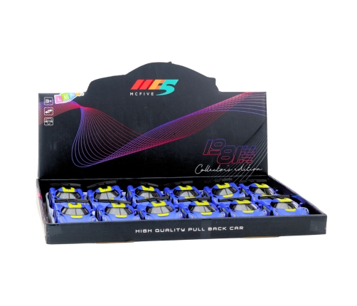 Sports Car Metal Race Drive Opening Doors Blue 1:32