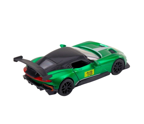 Sports Car Metal Race Drive Opening Doors Green 1:32