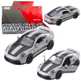 Metal Race Car with Opening Doors, Gray GTRS 1:43 Metal Race Car with Opening Doors, Gray GTRS 1:43