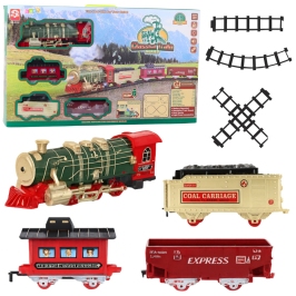 Electric Train Classic Train Lights Sounds Smoke 24 pcs. Electric Train Classic Train Lights Sounds Smoke 24 pcs.