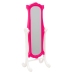 Doll Furniture Set Wardrobe Mirror Hangers Pink
