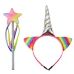 Unicorn Horn Ears Wand Hairband Set