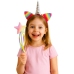 Unicorn Horn Ears Wand Hairband Set