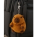 Plush Capybara with a Wiggle Tail Keychain 9 x 8 cm