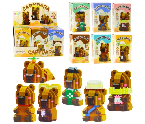 Capybara Building Blocks 3D Figure 204 – 263 pcs.